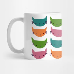 Cute Cat Heads Mug